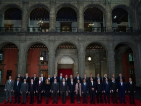 En el acto estuvieron presentes los mandatarios de las entidades federativas