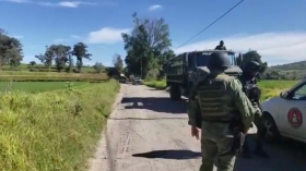 Elementos de la Guardia Nacional resguardaron la zona   