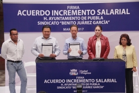 El aumento fue un reconocimiento al trabajo de los beneficiados y para sus familias