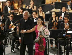 Violinista china Sarah Chang en Puebla