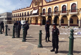 Policía estatal en Ajalpan