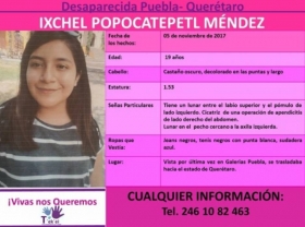 Iba a realizar un viaje a Querétaro, familiares perdieron cualquier contacto con la joven  