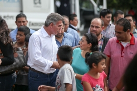 Mantendrá el programa peso a peso con los presidentes municipales para efectuar obras integrales en localidades