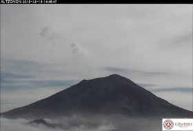 Actividad del Popocatépetl