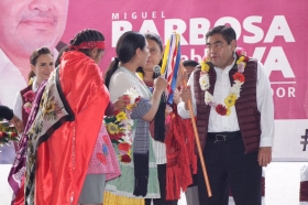 Durante un evento en Atlixco, Barbosa Huerta pidió confiar en que su proyecto de gobierno