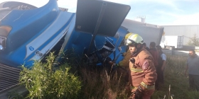 El accidente movilizó a los cuerpos de emergencia 