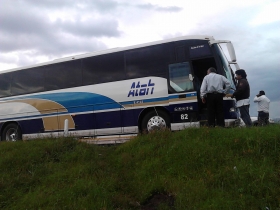 Sujetos sorprendieron a pasajeros de un ATAH