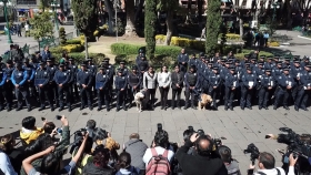 Garantizar la seguridad de los poblanos es su prioridad 