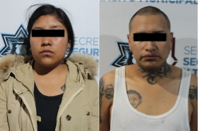 Detuvieron en San Miguel Canoa a Brisa “N.” y Juan “N.”, ambos de 21 años de edad,