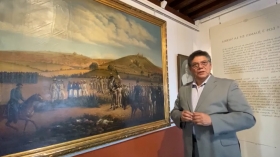 Se encuentra en el Museo Regional Casa Alfeñique