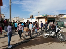 El lesionado recibió dos impactos de bala    