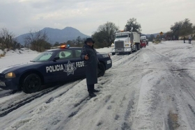 Policía Federal resguardó el cierre de dicha vialidad 