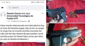 Así postraron la amenaza de tiroteo en Facebook 