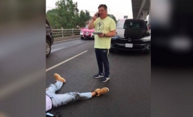 Miguel Herrera implicado en un accidente automovilístico, acapara las redes