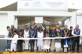 Inauguraron la rehabilitación de la Casa del Niño Indígena “Alonso López Mar”